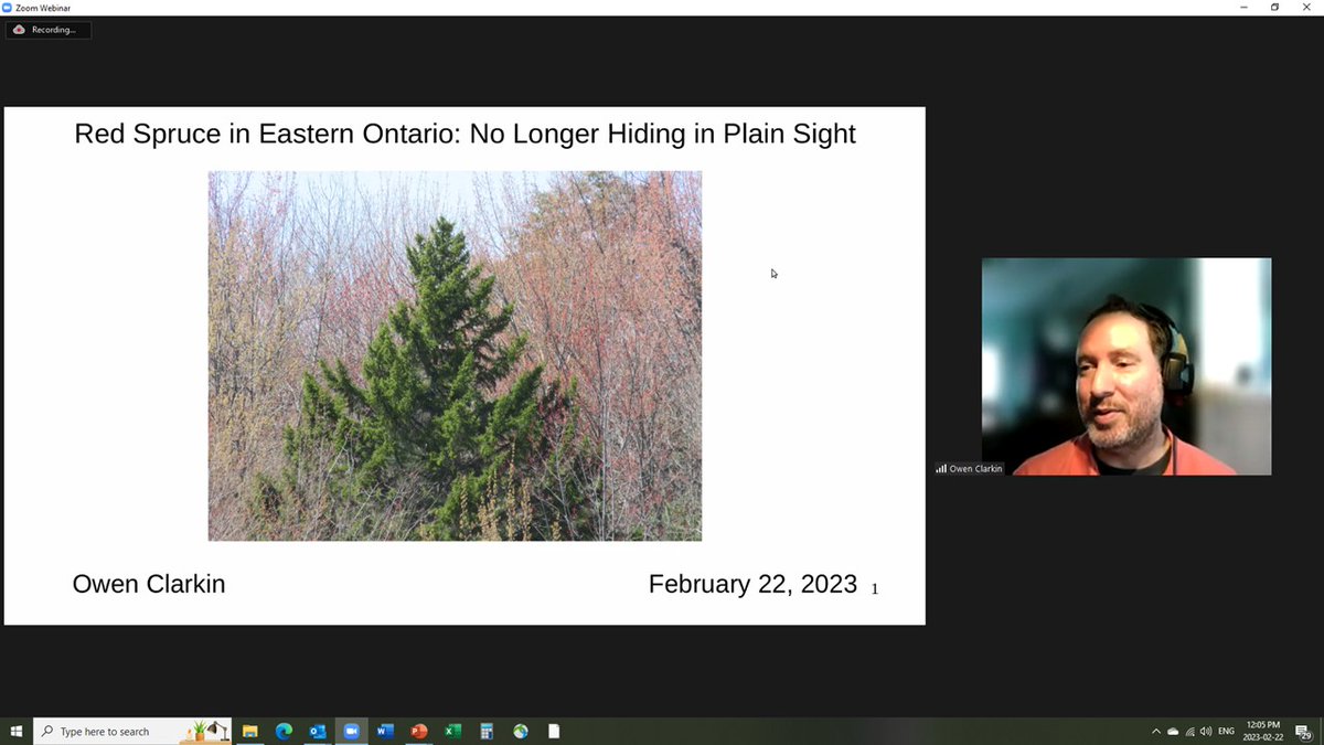 ontariowoodlot's tweet photo. The final presentation of our Kemptville Winter Woodlot Conference is underway. Owen Clarkin is focusing on Red Spruce. Thanks to everyone involved during the past 4 Wednesdays!
#OWA #ontariowoodlot #forest #stewardship #sustainability #conservation #EOMF #ModelForest #redspruce https://t.co/lPIgTSMjFU