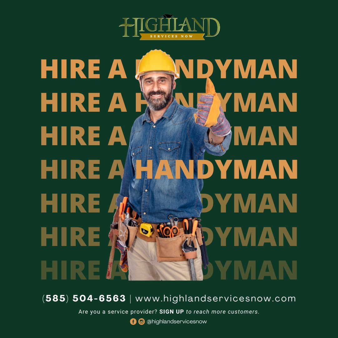 highlandsvcsnow's tweet photo. Do you need to assemble new display shelves? Are you planning to repaint the store or install wallpapers? Or perhaps your landscaping needs a refreshing new look? We're always ready to help you whatever it may be. Call Call (585) 504-6563 to book a service. https://t.co/MpmQjNALSM