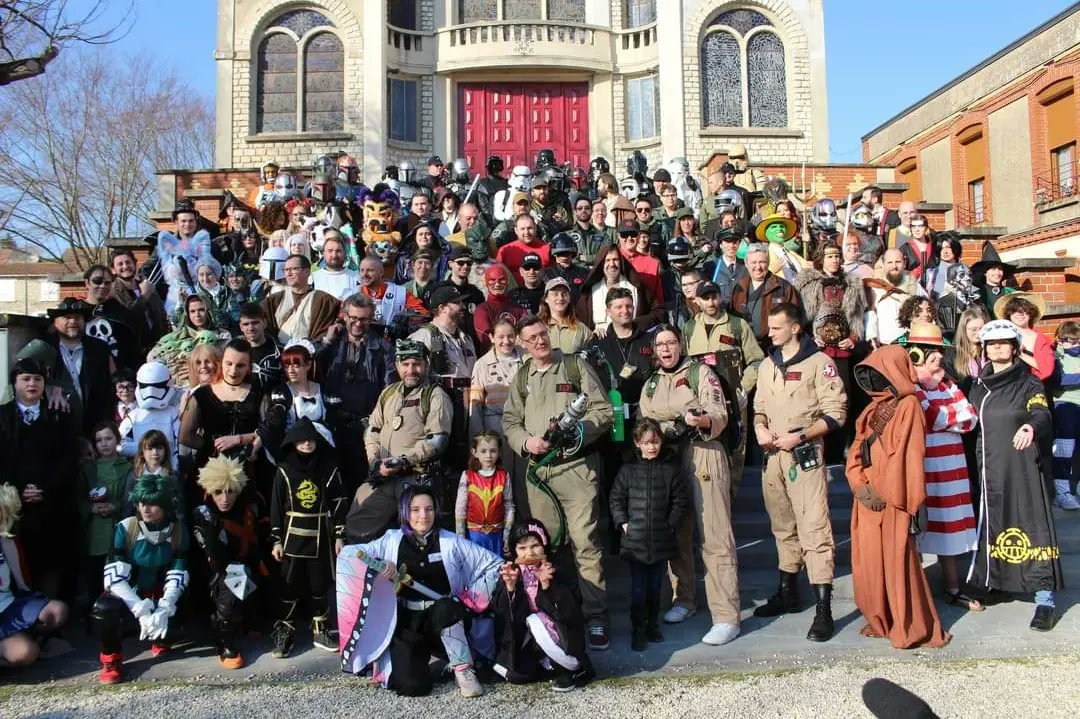 Photos de groupe... #migennescollector #migennesmaville #cosplay #photodegroupe #StarTrek #StarWars #StargateSG1