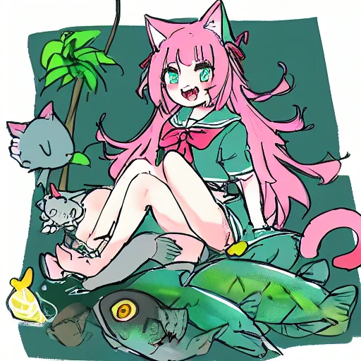 やっぱり過度期の気が狂ってたAI絵のほうが好きだにゃ 