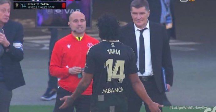 Vinicius: "Vete a tomar por culo, hijo de put*", “Estás loco”: 𝑵𝒐 𝒆𝒔 𝒔𝒂𝒏𝒄𝒊𝒐𝒏𝒂𝒅𝒐

Renato Tapia: “Que prepotencia”:  𝟑 𝐩𝐚𝐫𝐭𝐢𝐝𝐨𝐬 𝐝𝐞 𝐬𝐚𝐧𝐜𝐢ó𝐧.

Esto es LaLiga española… VERGONZOSO!🤦‍♂️