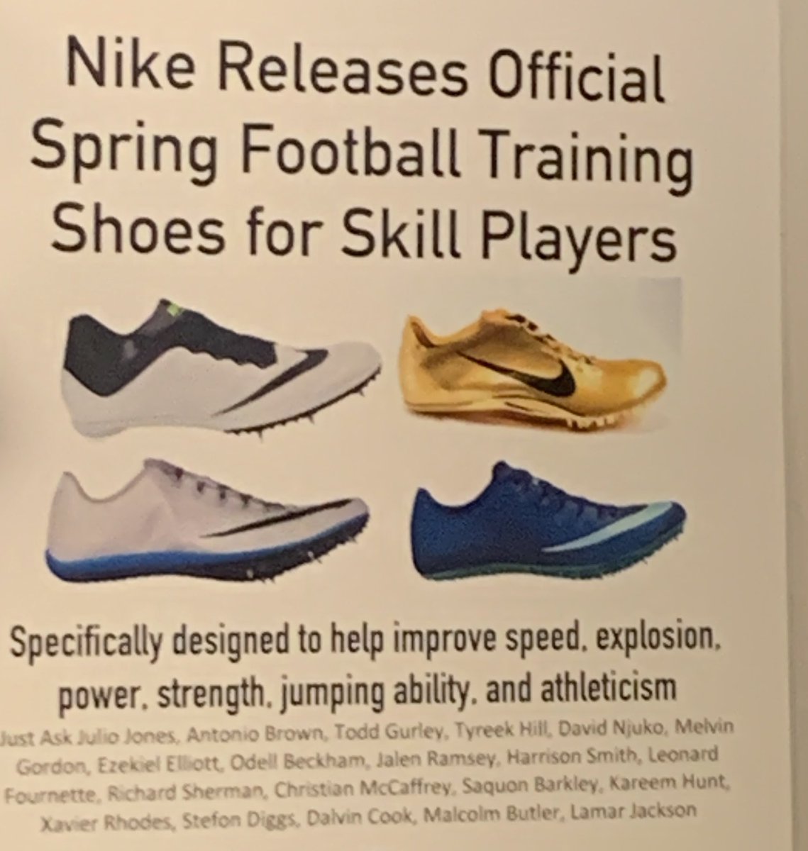 RodMurrow's tweet image. I was told by an NFL personnel director who had FOUR Super Bowl rings that he wouldn’t draft a lineman in the first two rounds if they didn’t throw the shot or disc, no matter what. If you’re a football player and you’re not doing T&amp;amp;F, you’re not a serious FB player.