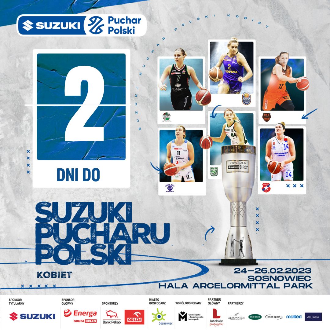 📣 #SuzukiPucharPolski już za 2 dni ❗

𝘉𝘐𝘓𝘌𝘛𝘠 🎟️ ebilet.pl

@EnergaSA @PKN_ORLEN @BankPekaoSA #Suzuki #pknorlen #ORLENteam #EnergaSA

#Lubelskie #zDUMĄwspieramySport #KierunekLubelskie