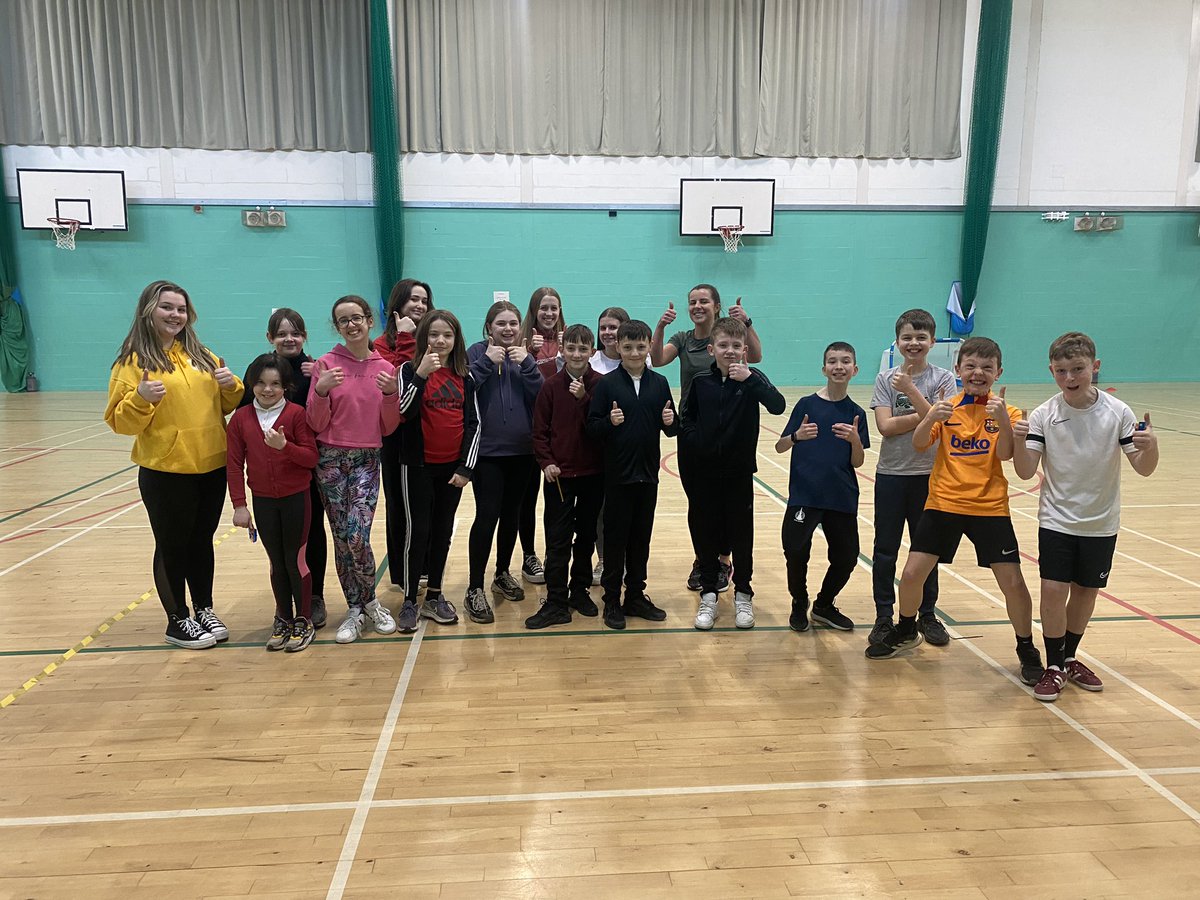 Well done to our 3rd group to complete The P7 Move to Graeme Challenge!👏🤩🏀⚽️🎾
Also a huge thank you to our senior pupils leaders for supporting the event 🙌
<a href="/GHS_PEdept/">Graeme High PE dept</a> <a href="/GHSfalkirk/">Graeme High School</a> <a href="/VictoriaPrimSch/">Victoria Primary</a> <a href="/LauriestonPS/">Laurieston PS</a> <a href="/stmargaretsps/">St Margaret's PS</a> <a href="/WestquarterPrim/">Westquarter Primary</a> <a href="/HallglenPrimary/">Hallglen Primary School</a> <a href="/WhitecrossPS/">Whitecross PS</a>