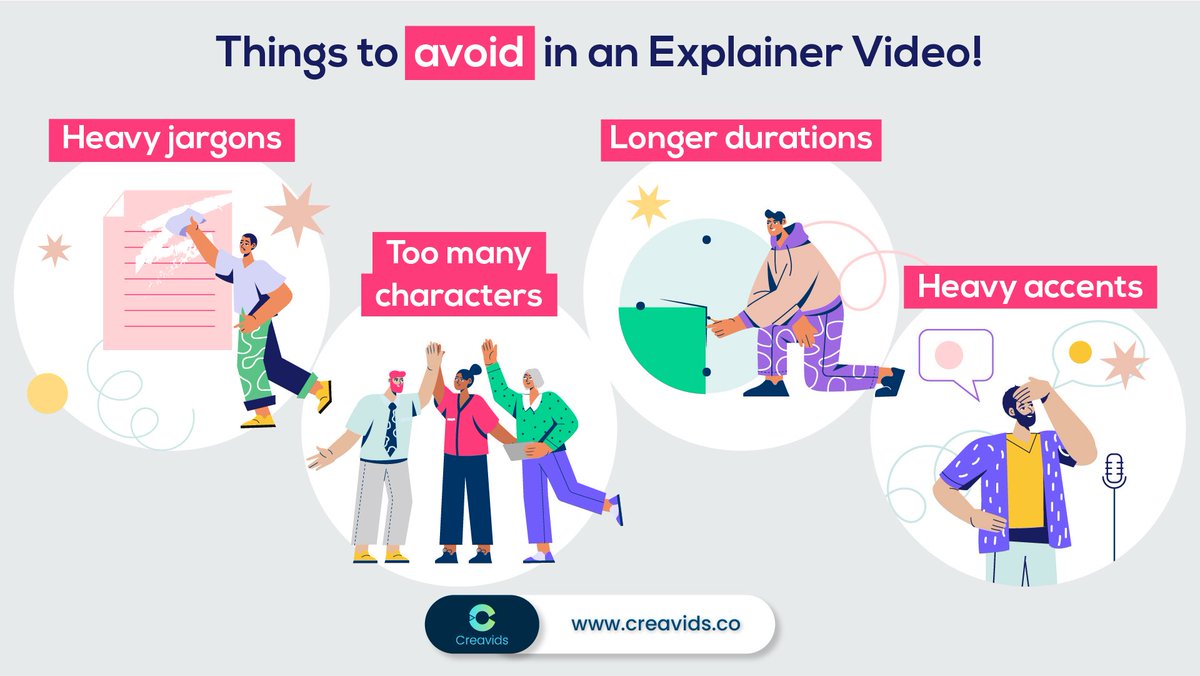 creavids1's tweet photo. Things to avoid in an #Explainer #Video https://t.co/NmJlbk8kzp