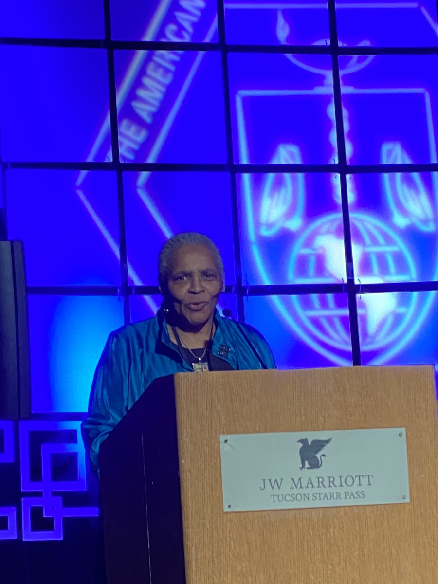 “Authenticity is really important in advocacy. Sometimes someone will tell me they recognize my south Memphis roots when I talk - I ❤️ it. People who aren’t famous - it’s important to know their names too. They too are so important for our mission.” - @DrAlthaStewart #ACP23