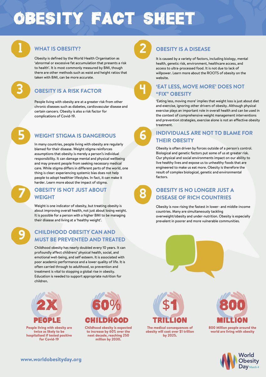 myweight_wtk's tweet photo. World Obesity Day is next month. Learn the science behind obesity by reading below. #wod2023 https://t.co/PZjPQzHq2m