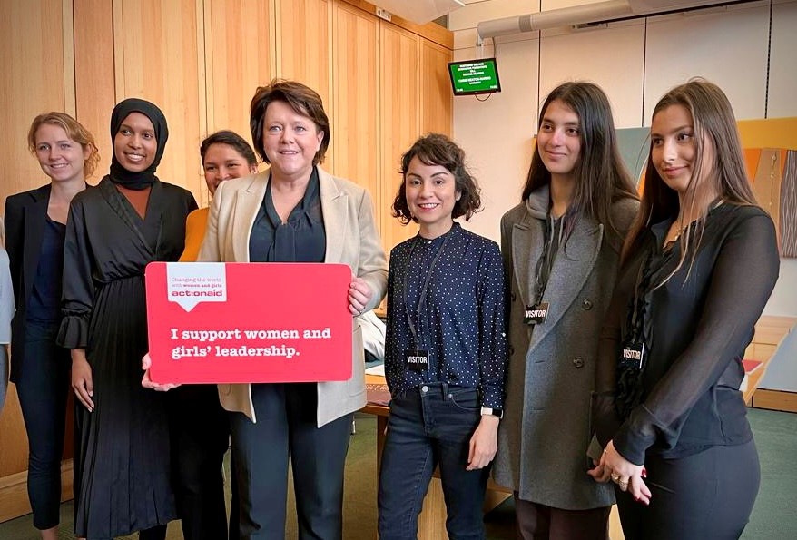 MariaMillerUK's tweet photo. Delighted to attend @ActionAidUK drop-in today in Parliament to learn about their newest report, 'Building Power Together' https://t.co/AVQnfGnti9 @UKParliament #BuildingPowerTogether #IWD2023 https://t.co/8gIo7NPmtn