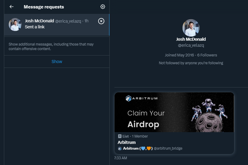 krgkid's tweet photo. insider just dmd me saying $arbi drop is today https://t.co/G5f78YrvBF