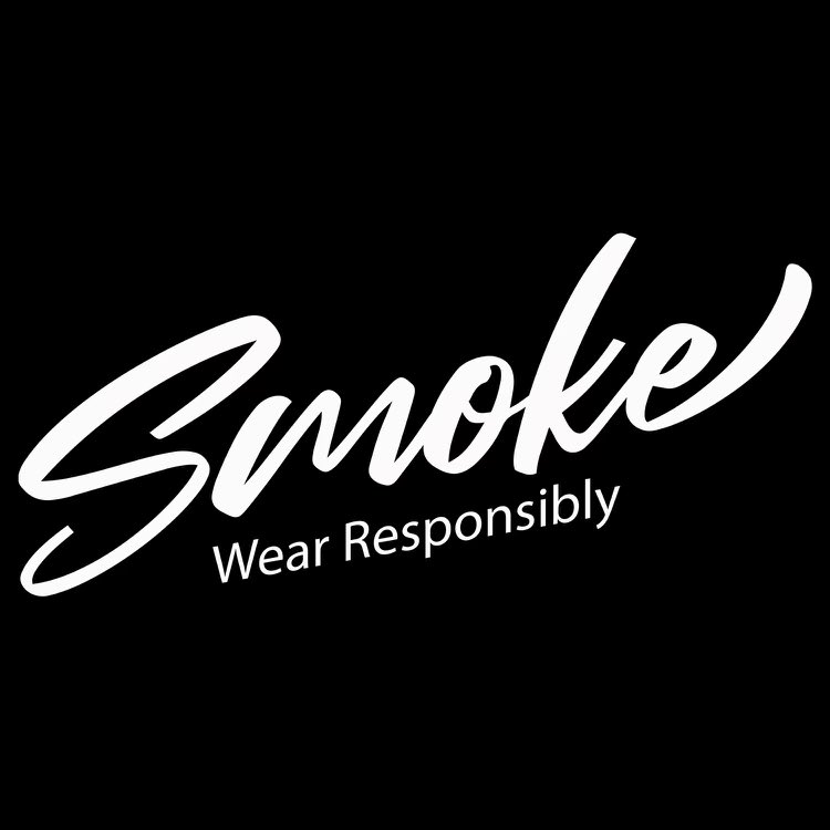 TheRealSmokeCo's tweet photo. S M O K E 

[smowk.]

Verb 

A luxury designer brand. A positive way to let go and to unwind. #WearResponsibly https://t.co/NsFobC1wCf