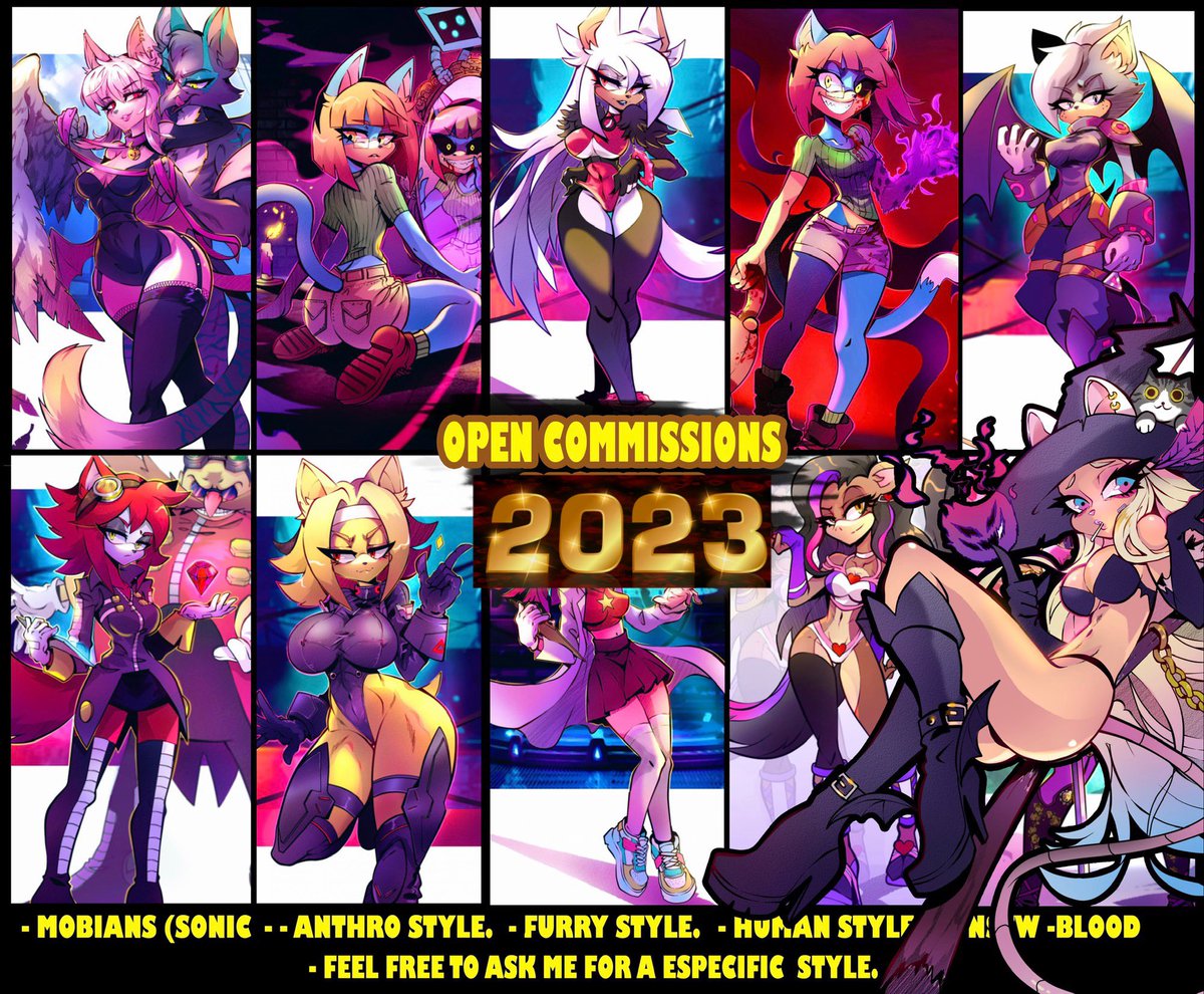 hello everyone" ✨🔥 I tell you that commissions are open for the remainder of this month and March, if you are interested talk to me, greetings to all!.🤟🏻🔥 #opencommissions #Febrero2023 #commisionart #Commission #sonicfanart #fanart #drawing #artwork #Vtubers #draw