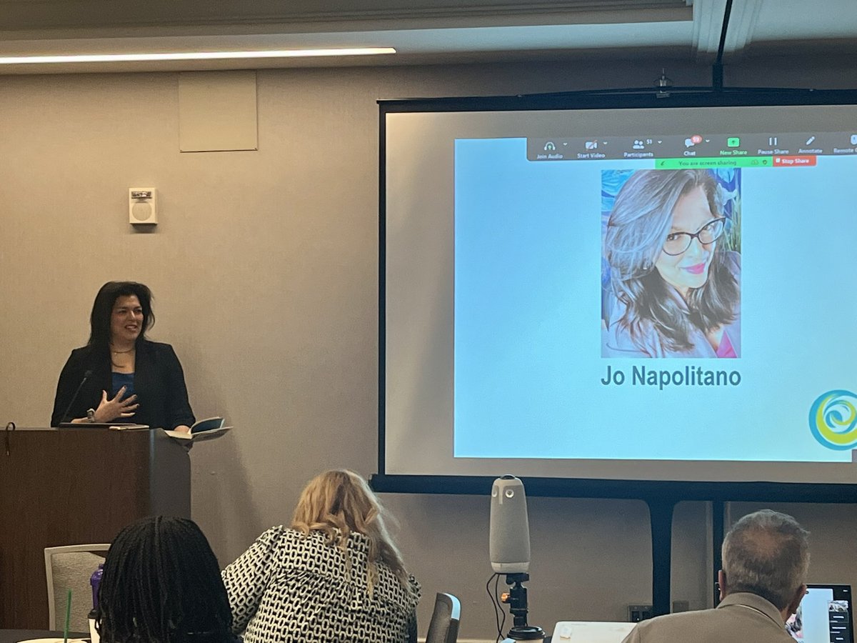 So excited to hear Jo Napolitano’s message. Her words, wow! Educators need to be “talent scouts rather than deficit detectors.” #NAELPAConference