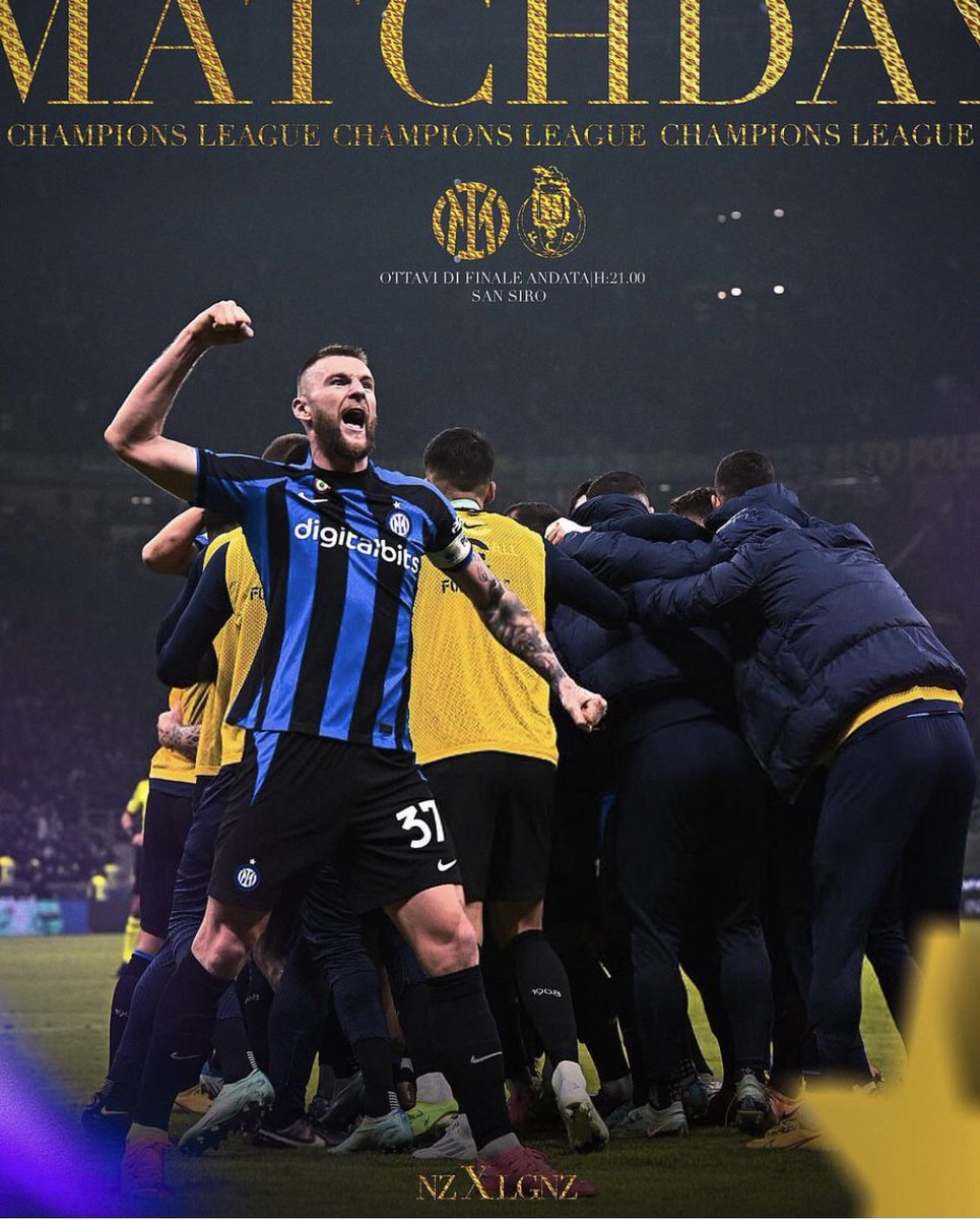 MatteoAbate11's tweet photo. 🔥𝗠𝗔𝗧𝗖𝗛𝗗𝗔𝗬
🆚Porto
🏆Champions League 
⌚️H:21.00
🏟️Stadio SanSiro
📺@PrimeVideoIT 
📲#InterPorto 

#FORZAINTER🐍⚫️🔵

#Inter #amala #FCIM #Nerazzurri #Fcinternazionale #SerieA https://t.co/RJjbvzVZOB