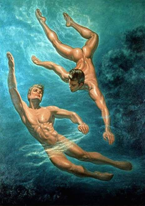 1 pic. ????The Gay Art Of George Quaintance
The National Archives of Gay Art proclaimed Quaintance as