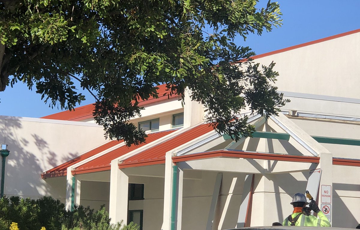 TLSHawks's tweet photo. Last summer we got new roofs. During break we are updating the “eyelashes” to match.  I love our gorgeous campus! https://t.co/MJYnnTUlmH