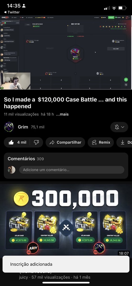 HeitorMTrindade's tweet photo. @GrimzYoutube https://t.co/1083P84M87