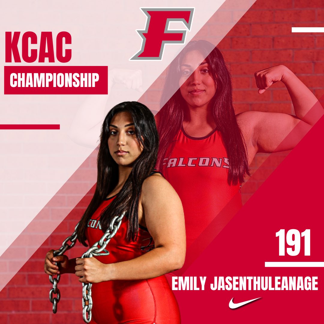 friendswrestlin's tweet photo. We have 2️⃣ more participants entering in the KCAC Women’s Wrestling Conference Championship for the Falcons! 🦅 🔥 https://t.co/XPyCnAi2Bm