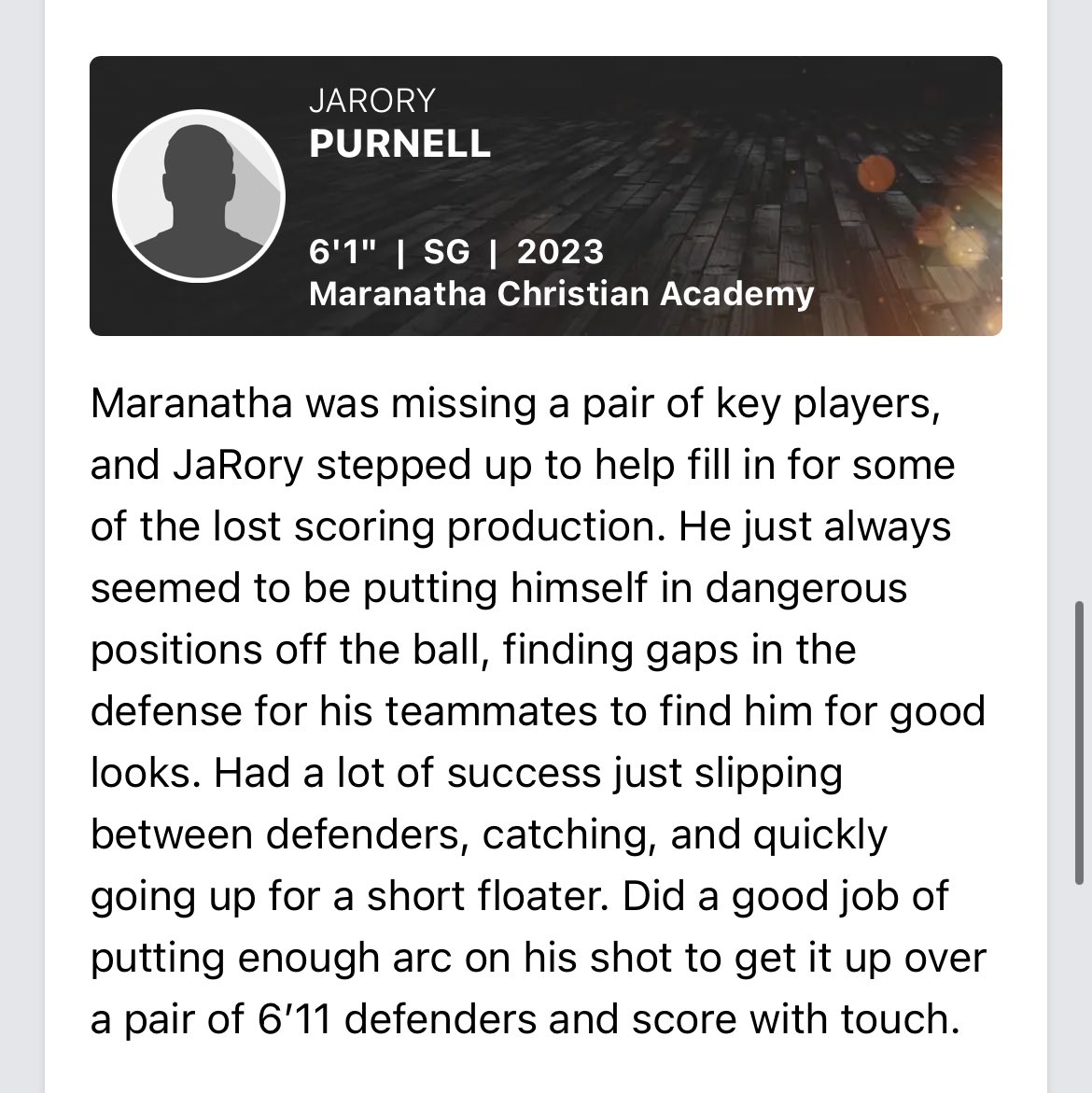 Ja’Rory Purnell tweet media