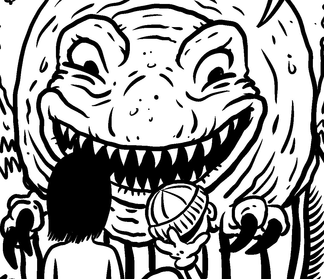 After centuries, the truth about the dinosaurs has finally been revealed . . .

For this mind blowing revelation check out the 15th strip of Pinocchio &amp; Jesus here: tongueincheekcomics.com/pinocchiojesus…

Brought to you by <a href="/streakercomics/">The Streaker Comics</a>, <a href="/Lancegoiter/">Cam Hayden</a>  &amp; Nathan Millar

#indiecomics #webcomics