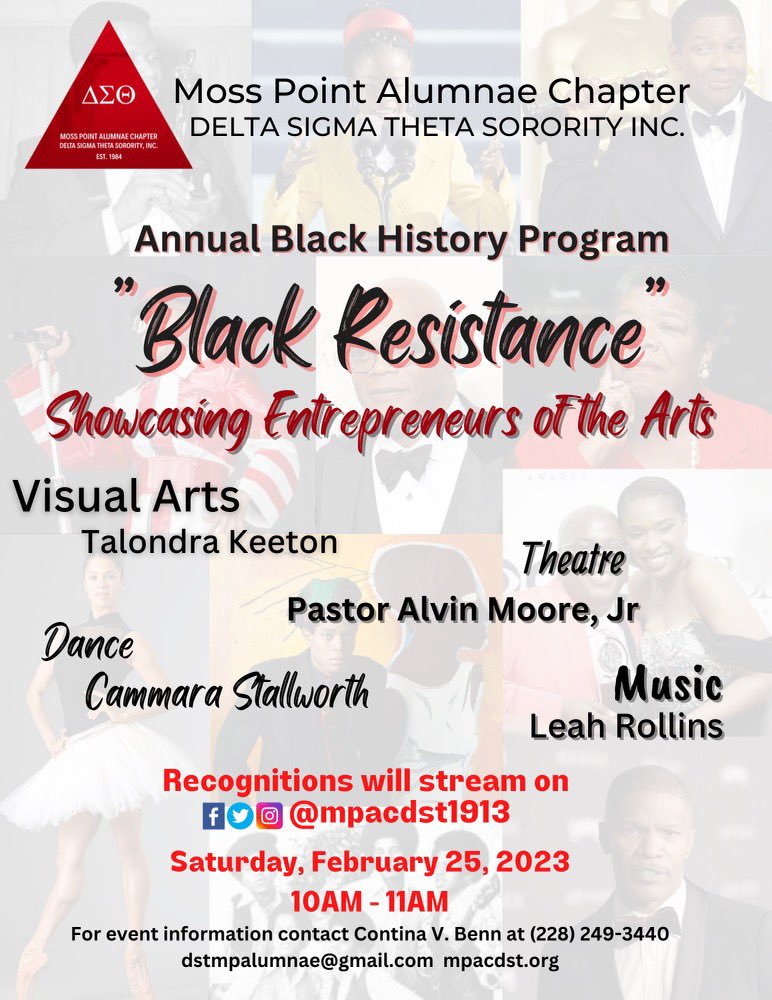 Tune in this Saturday as we Showcase Entrepreneurs of the Arts! #MPAC #BlackExcellence #BlackResistance #BlackHistoryMonth