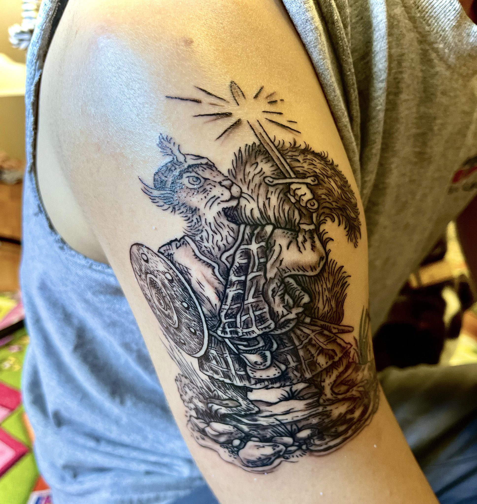 Redwall Wiki on Twitter "Daedrid's fearsome Redwall tattoo of the