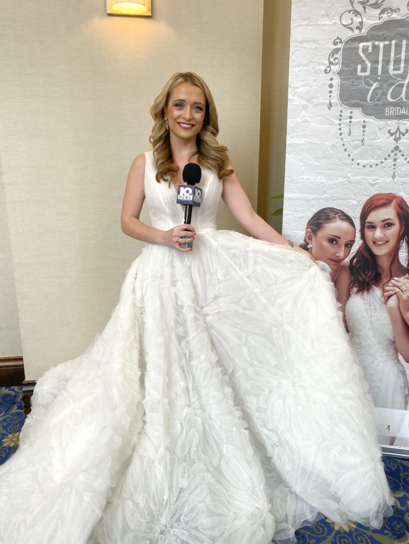 Why am I wearing a wedding dress??? 

No, I am not getting married, but you can find out tomorrow morning on <a href="/wsls/">WSLS 10</a> 💍