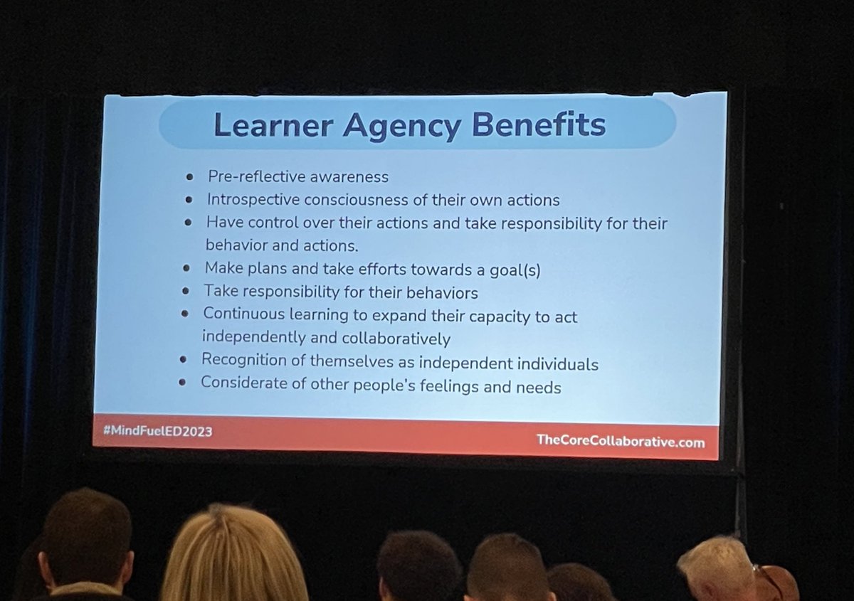 MmackaymathTx's tweet photo. Beginning #mindfuelED2023 learning about the importance of knowing myself before supporting others. Why is building learner agency the way? ๐๐ผ@TheSocialCore #reflection #amplifylearning https://t.co/avCZw9vBll