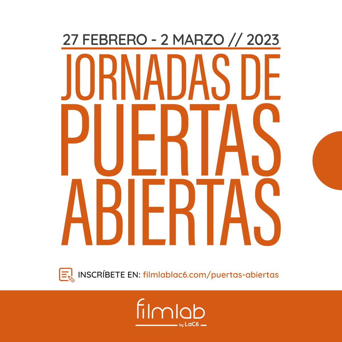 Lluces1's tweet photo. Os animamos a inscribiros para participar en las jornadas abiertas del @FilmLABLaC6 que @Sodeco celebra la próxima semana en Mieres, un laboratorio de proyectos cinematográficos creado por nuestros asociados @Freews_Films para la formación de jóvenes cineastas en Asturias. https://t.co/etOPEtB7hT
