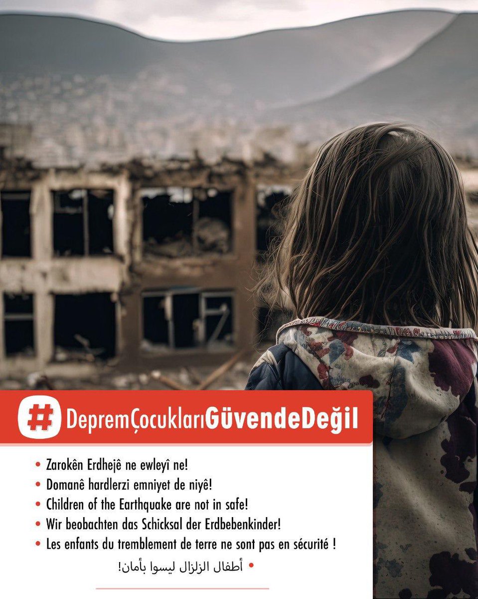 plastikmi's tweet photo. • Deprem bölgesinden götürülen çocuklar güvende değil❗️

• Ve Kayıp çocuklar var❗️

• Bu çocuklar nerede⁉️

Onlar "Çocuk" ses olmak zorundayız❗️

#DepremÇocuklarıGüvendeDeğil‼️ https://t.co/2JBWHrgigT