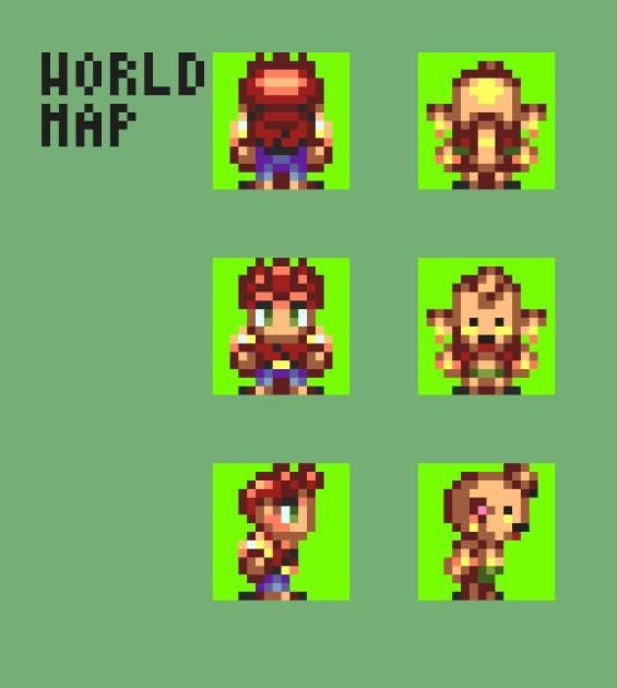 Tiny Nex and tiny Pyrrk... We've been workin on world map sprites for all the main characters and we'll show you more on Saturday.

#gamedev #indiegame #sega #rpg #pixelart