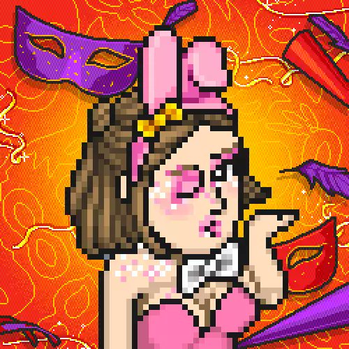 BismeHB's tweet photo. Me chama de coelhinha vem entrar na minha toca, vou sentar na cenoura hoje eu pulo igual pipoca. 🐇🤩 #CarnavalHC promete muito!! Vou aproveitar ao máximo cada momento, vai gerarr @HabbletCreate ✨ https://t.co/hHDqx1yLMU