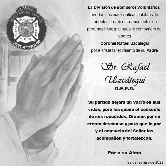 División Bomberos Voluntarios -Bomberos de Caracas (@infobomberosvdc) on Twitter photo 2023-02-22 17:47:10