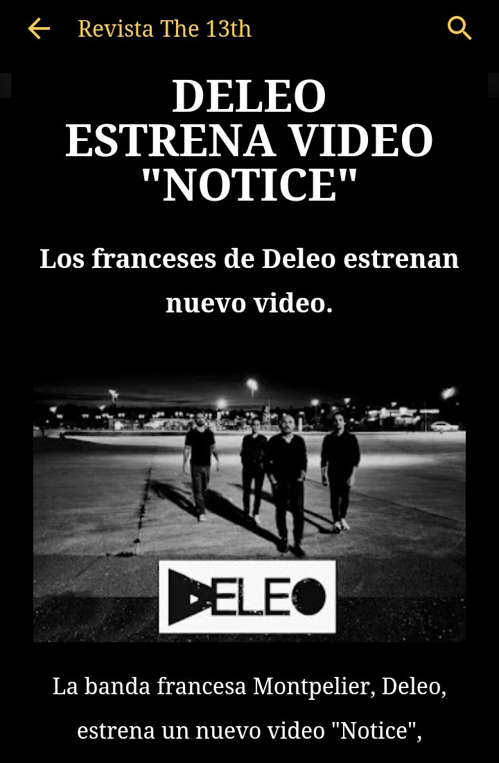 @Deleo_Officiel estrena su nuevo video 'Notice'

Puedes verlo en el siguiente link 
revistathe13th.blogspot.com/2023/02/video-…