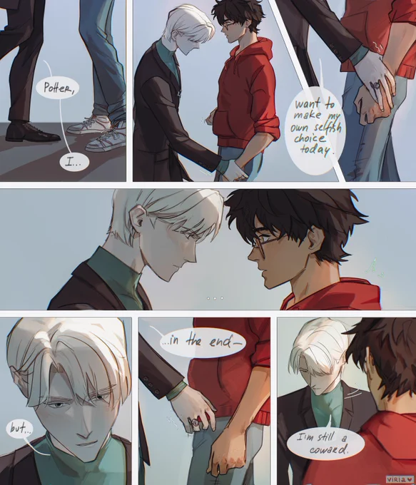 still a coward 

#drarry #dracomalfoy #harrypotter #hp #viria #art 