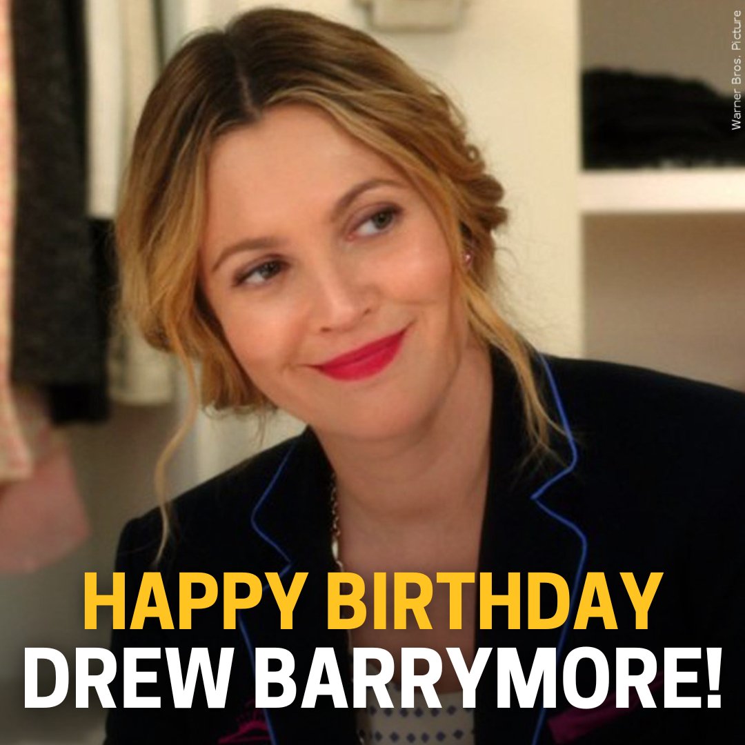 WDBJ7 on X: "Happy 48th Birthday to Drew Barrymore! She's best known for playing "Gertie" in the classic film "E.T. the Extra Terrestrial." https://t.co/EmyW9QYeEv" / X