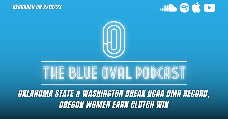 TheStrideReport's tweet photo. An all-time battle between Oklahoma State and Washington, a thrilling win by Oregon, a statement victory for the Notre Dame women &amp; a monster anchor split from Tuohy.

Go check out our latest episode of the Blue Oval Podcast!