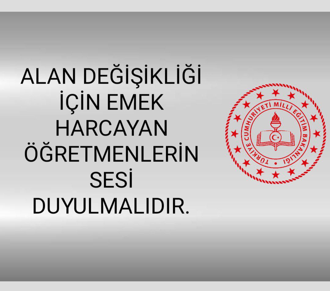 <a href="/EgitimBirSen/">Eğitim-Bir-Sen</a> DİPLOMAYA DAYALİ alan değişikliği takvimi bir an önce yayınlanmalidir <a href="/tcmeb/">Millî Eğitim Bakanlığı</a> <a href="/prof_mahmutozer/">Mahmut Özer</a> <a href="/mebpgm/">Personel Genel Müdürlüğü</a> <a href="/fehmirasimcelik/">Fehmi Rasim Çelik</a> <a href="/yilmaznazif/">Nazif Yılmaz</a> <a href="/_aliyalcin_/">Ali YALÇIN</a> <a href="/EgitimBirSen/">Eğitim-Bir-Sen</a> <a href="/MemurSenKonf/">Memur-Sen</a> @latif_selvi <a href="/sukru_kolukisa/">Şükrü Kolukısa</a> <a href="/hasanyyayla/">Hasan Yalçın Yayla</a>