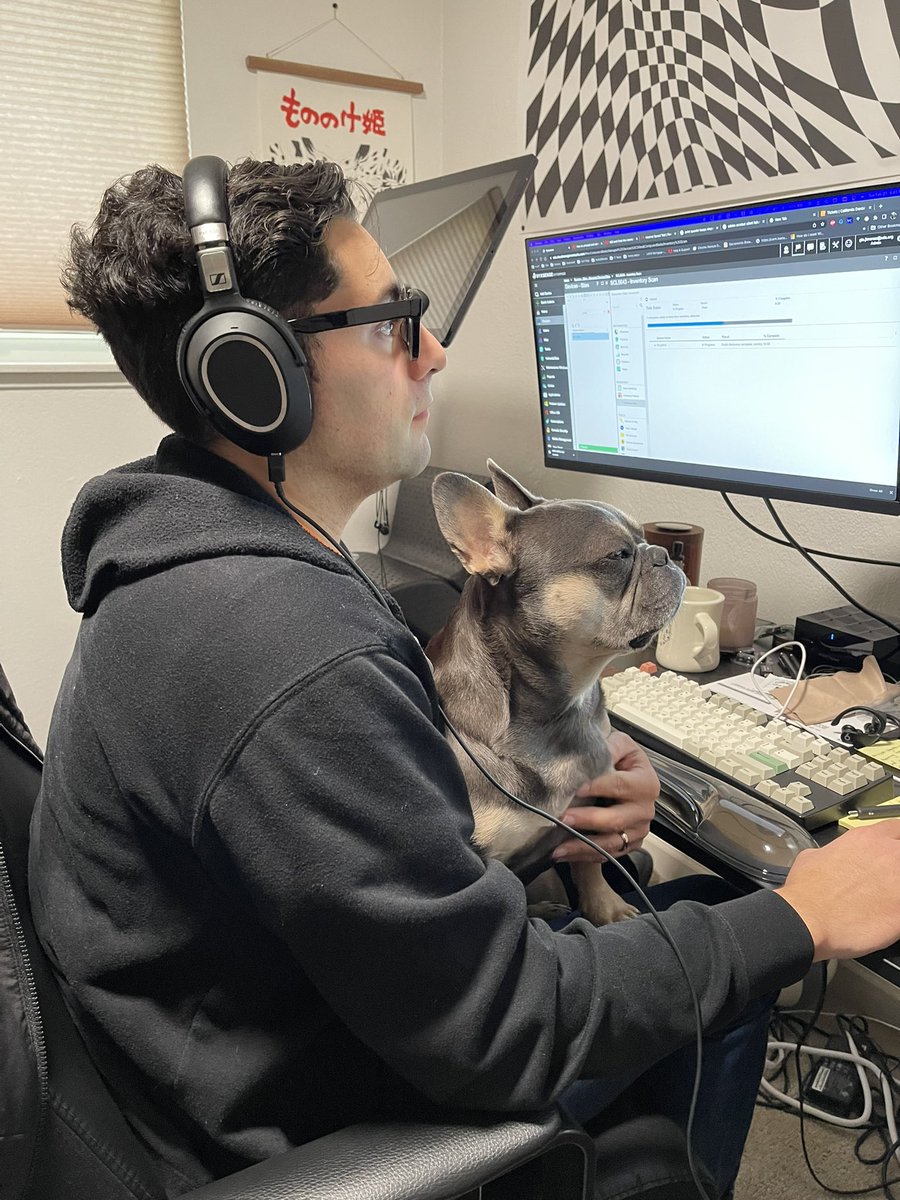 The boss inspecting my code. I’m getting fired if I make one more mistake.