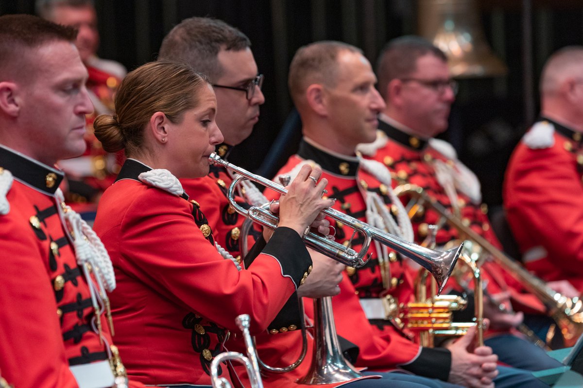 marineband's tweet image. Gunnery Sgt. Amy McCabe is the first female principal trumpet in the Marine Band. Learn more about her journey as a musician: marineband.marines.mil/News/Article/3…