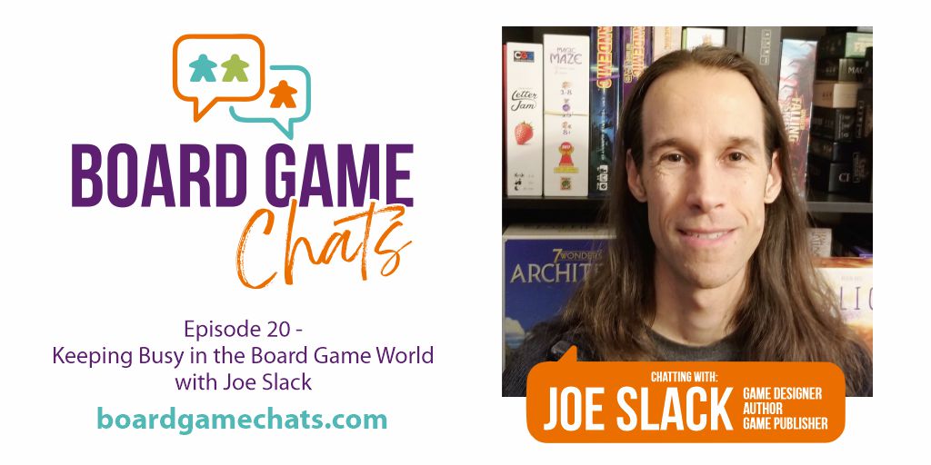 boardgame_chats's tweet photo. In this episode, Chris and Myron welcome Joe Slack to the show. Joe is a game designer, publisher, author, and instructor. Joe is the designer of Relics of Rajavihara, King of Indecision, Zoo Year’s Eve, and more.

Listen here: https://t.co/KtUA2yNAvv https://t.co/9Ya9WfgX24