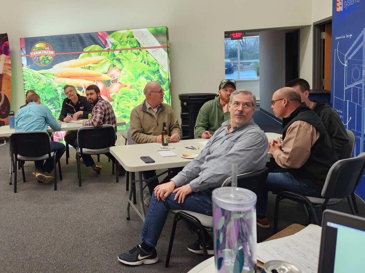 Our team works hard, but also knows how to have some fun! Last week we held a Team Trivia event, hosted by our very own Stephanie and Patrick. Can you tell from the photos who won?? Congrats to  Michael S., Mark M., Larry L., Mark F., and Matt J.! #teambuilding #companyculture