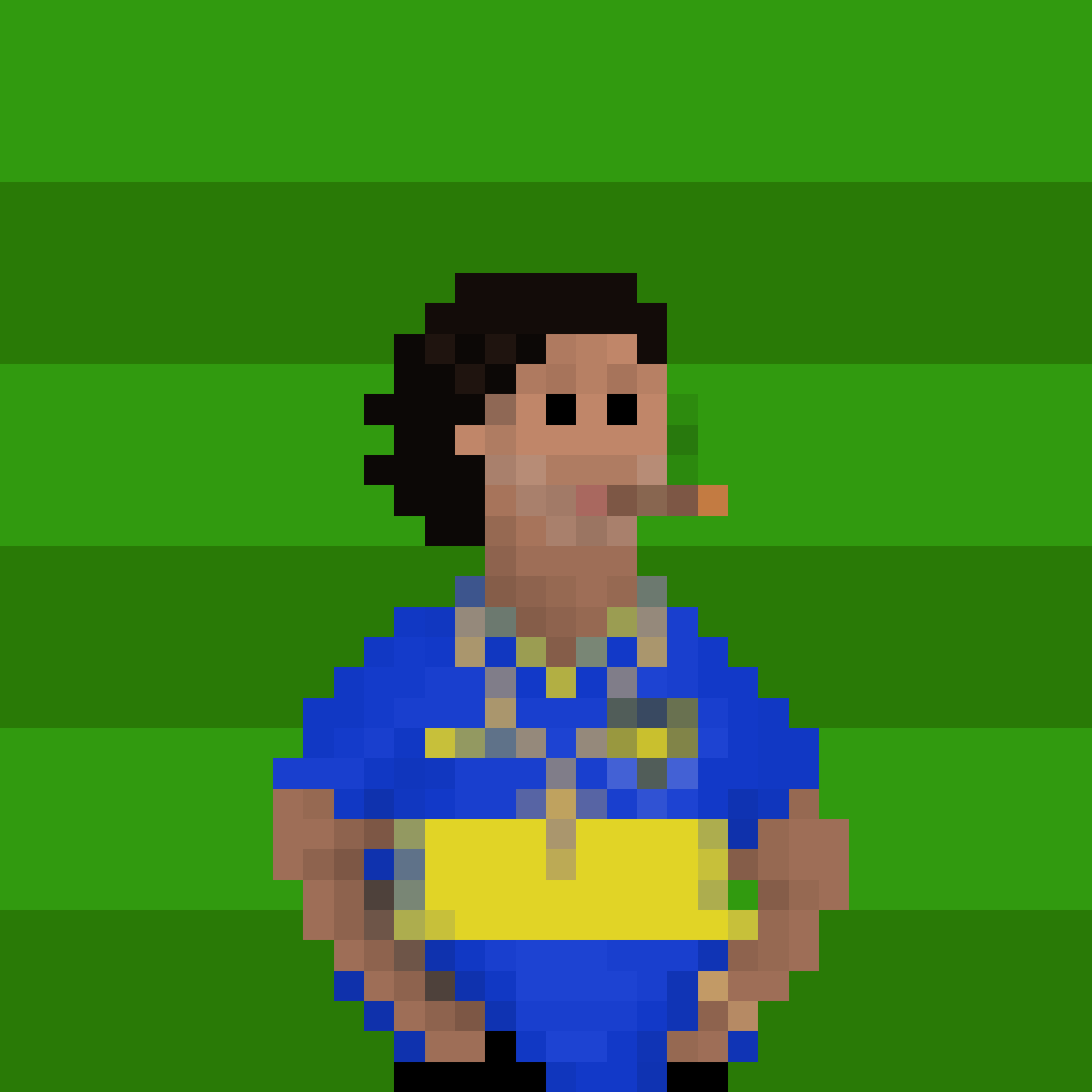 PixelPlayersNFT's tweet photo. What a day, have a good evening folks, see you tomorrow!

Adios amigo. 🇦🇷 

#PixelPlayers #PixelArt #Maradona #BOCAJuniors https://t.co/pCX1p5XMLq