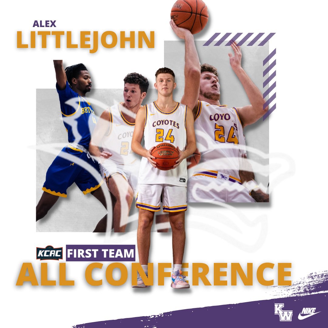 Congratulations, Alex Littlejohn on earning KCAC First Team All Conference honors