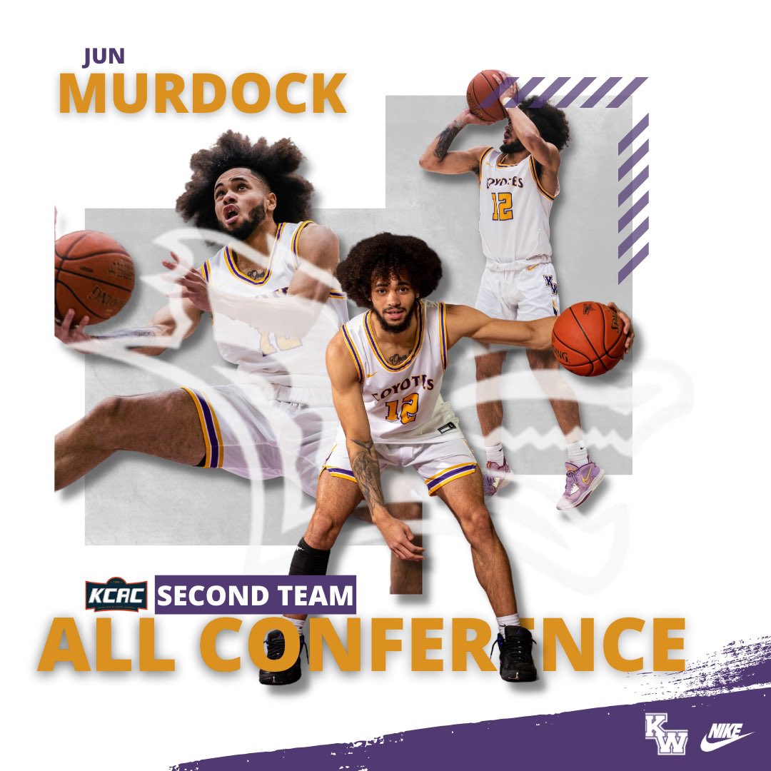 Congratulations, Jun Murdock on earning KCAC Second Team All Conference honors