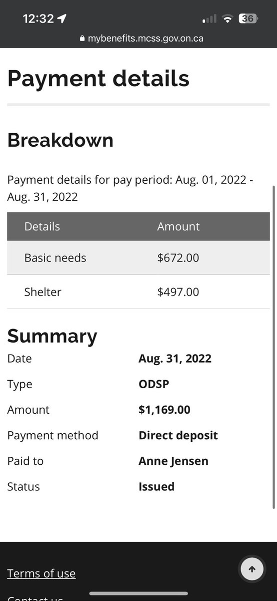 annemargaretj's tweet photo. I wanted to show my #ODSP financial breakdown. I don’t know where in ON you get a bach or 1bdrm apartment for $500/month. The @fordnation gov wants us to be grateful for the small increase which a lot of us didn’t even get the full 5%⬆️. This is not ok! #ODSPoverty https://t.co/8gulzj6e4p