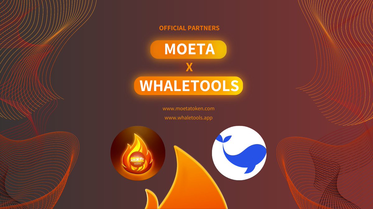 moetaproject's tweet photo. 🔥 $MOETA x $WTA 🔥

We have officially partnered with @WhaleToolsApp! Integrating our solutions for the goal of mass adoption! 

Web: https://t.co/hZmOItFAqh
TG: https://t.co/kg8BOczq13
Twitter: https://t.co/aztwhN5rVq

#Moeta #Whaletools #partners https://t.co/Okpi5VD1kJ