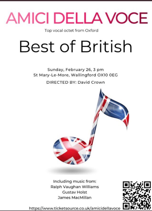 Meryl_Davies's tweet photo. This Sunday! In lovely @stmarylemore in #Wallingford #Oxfordshire. Great start time, great music! 
@patrickhawes @gjackson3 @jamesmacm #AndrewCarter #HowardSkempton #Holst #RVW https://t.co/KwhjYDDMv9