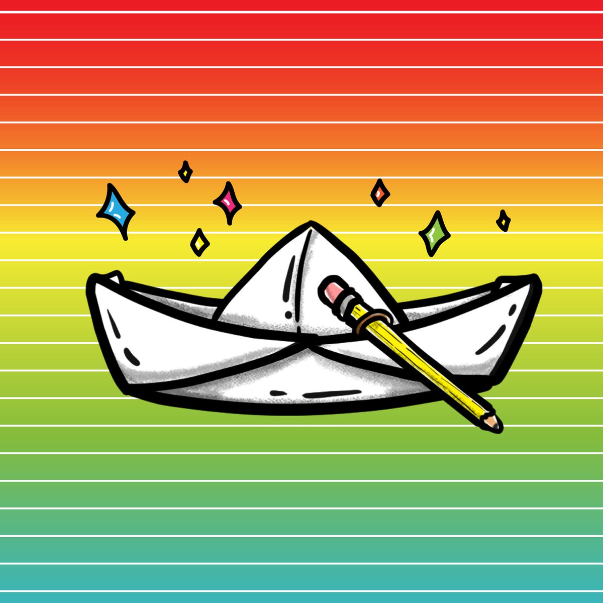 RowManDesigns's tweet photo. #NewProfilePic ✨️🌈📝⛵️

#drawing #doodle #artistsontwitter #illustration #Illustrator #art https://t.co/7ERyJgalfK