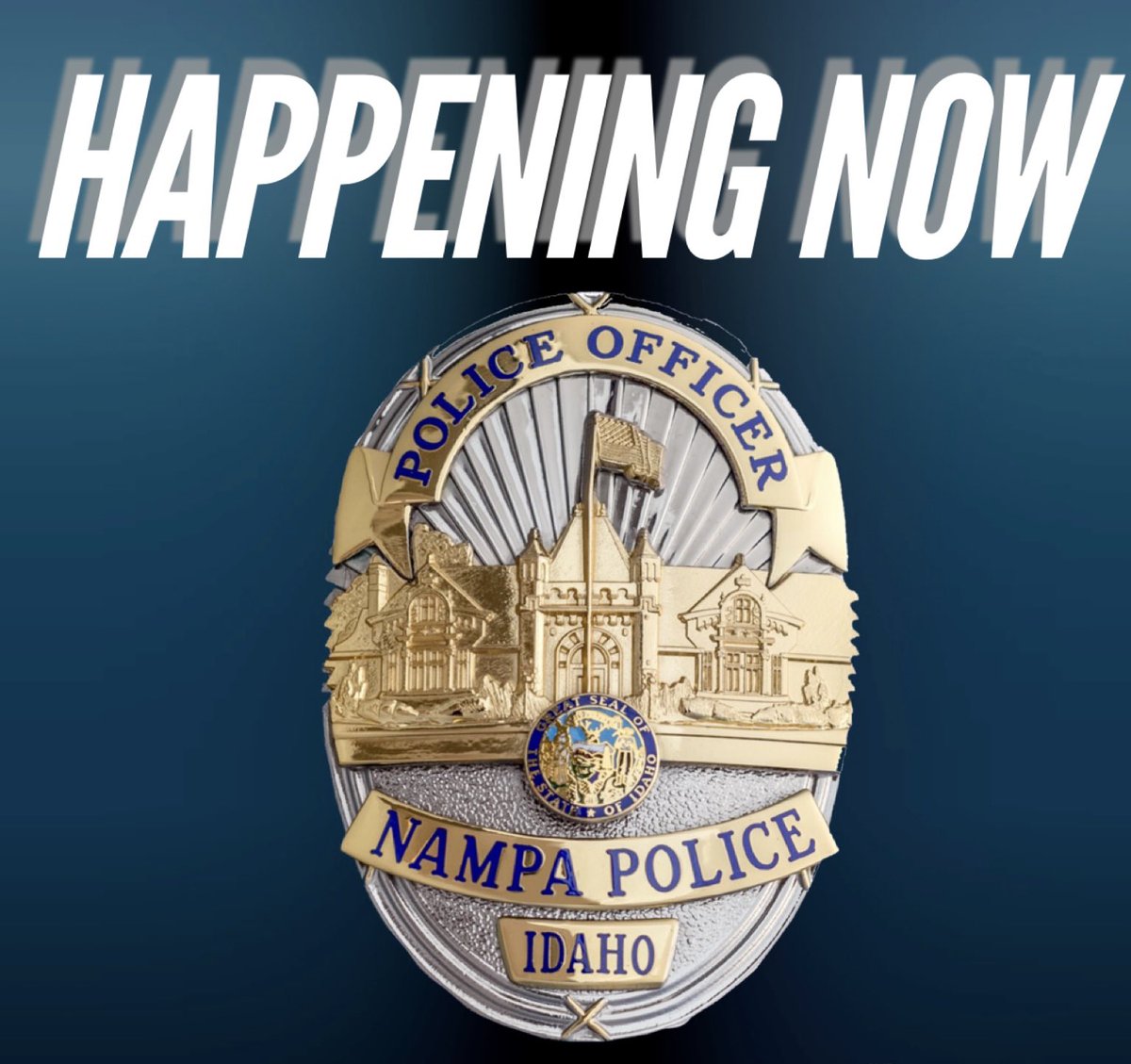 NampaPolice1's tweet photo. Along with several other agencies across the region, Nampa Dispatch received a call reporting an emergency incident at Columbia High School today. We are currently on scene and we don’t believe this to be a valid threat. https://t.co/L2ilnLm475