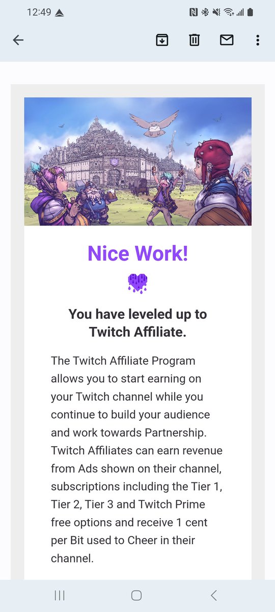 VETCOS1's tweet image. Well work today has been absolutely horrible... but I got this email as my only ray of sunshine for the day. Been streaming for about 2ish years. Thank you all for the support and thanks to my friends thar make my streams fun
#smallstreamers #streamgoals #pathtoaffiliate